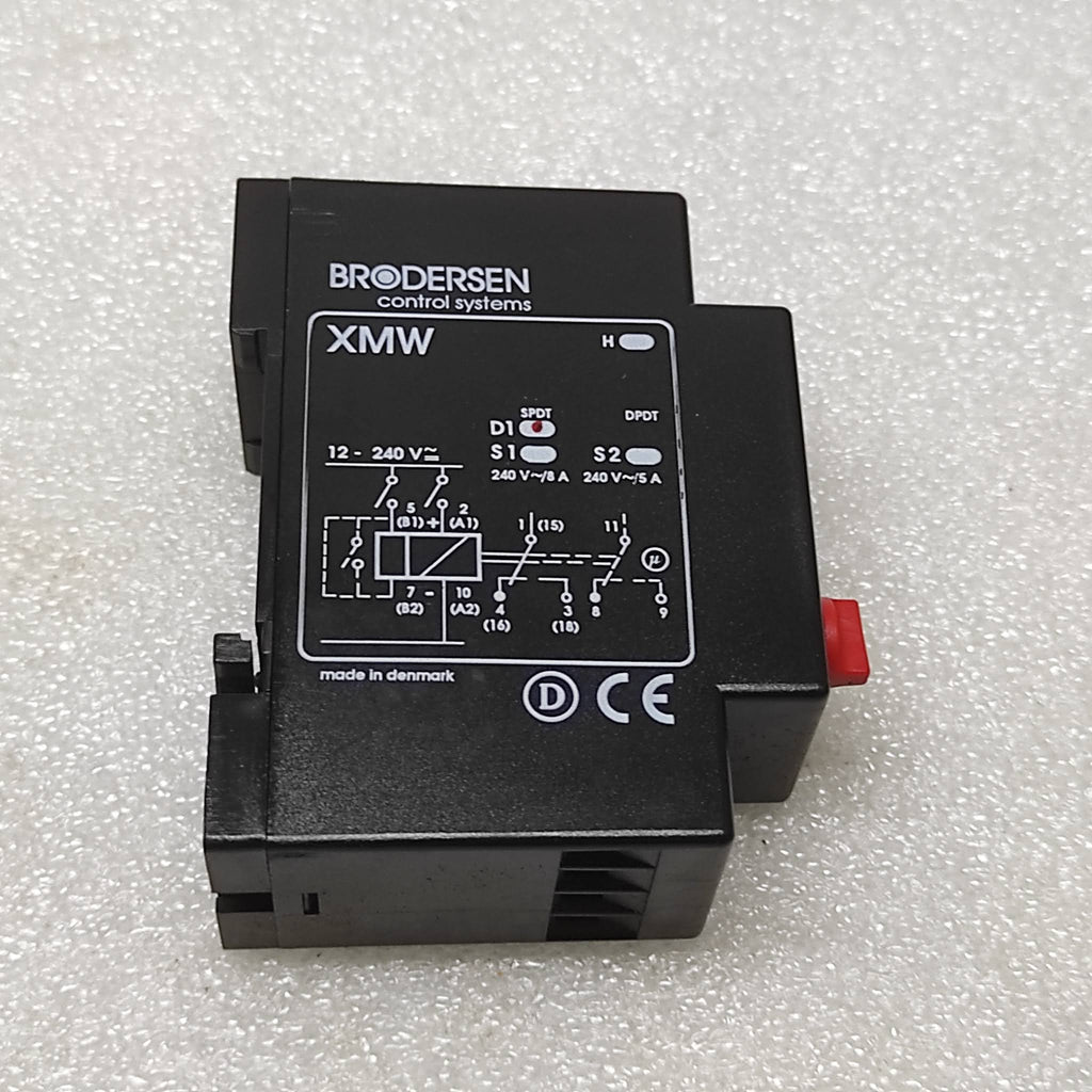 BRODERSEN UNIC XMW S1-SPDT 12-240V AC/DC MULTI FUNCTION TIMER 308-0784