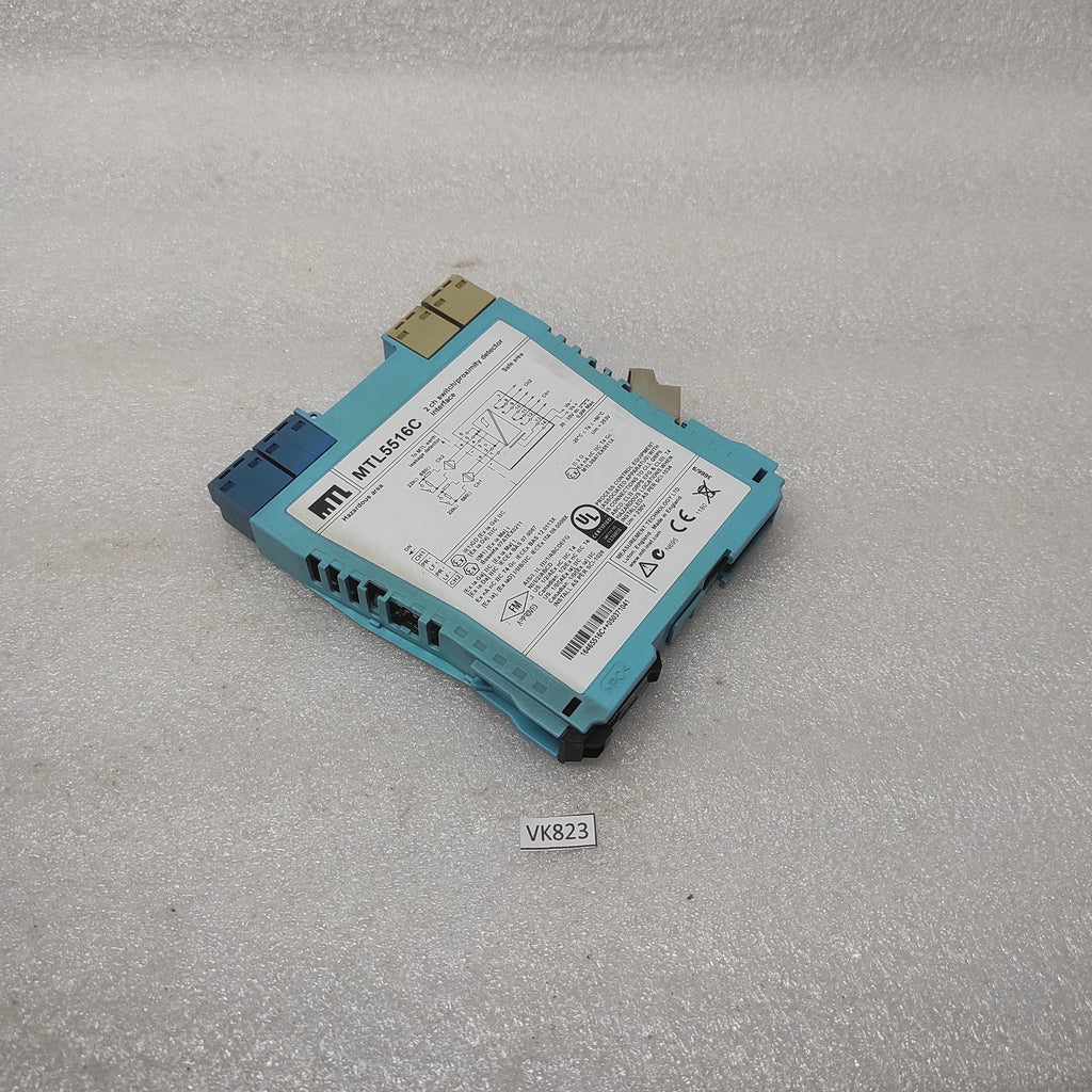 MEASUREMENT TECHNOLOGY MTL 5516C 2-CH SWITCH PROXIMITY DETECTOR INTERFACE MTL551