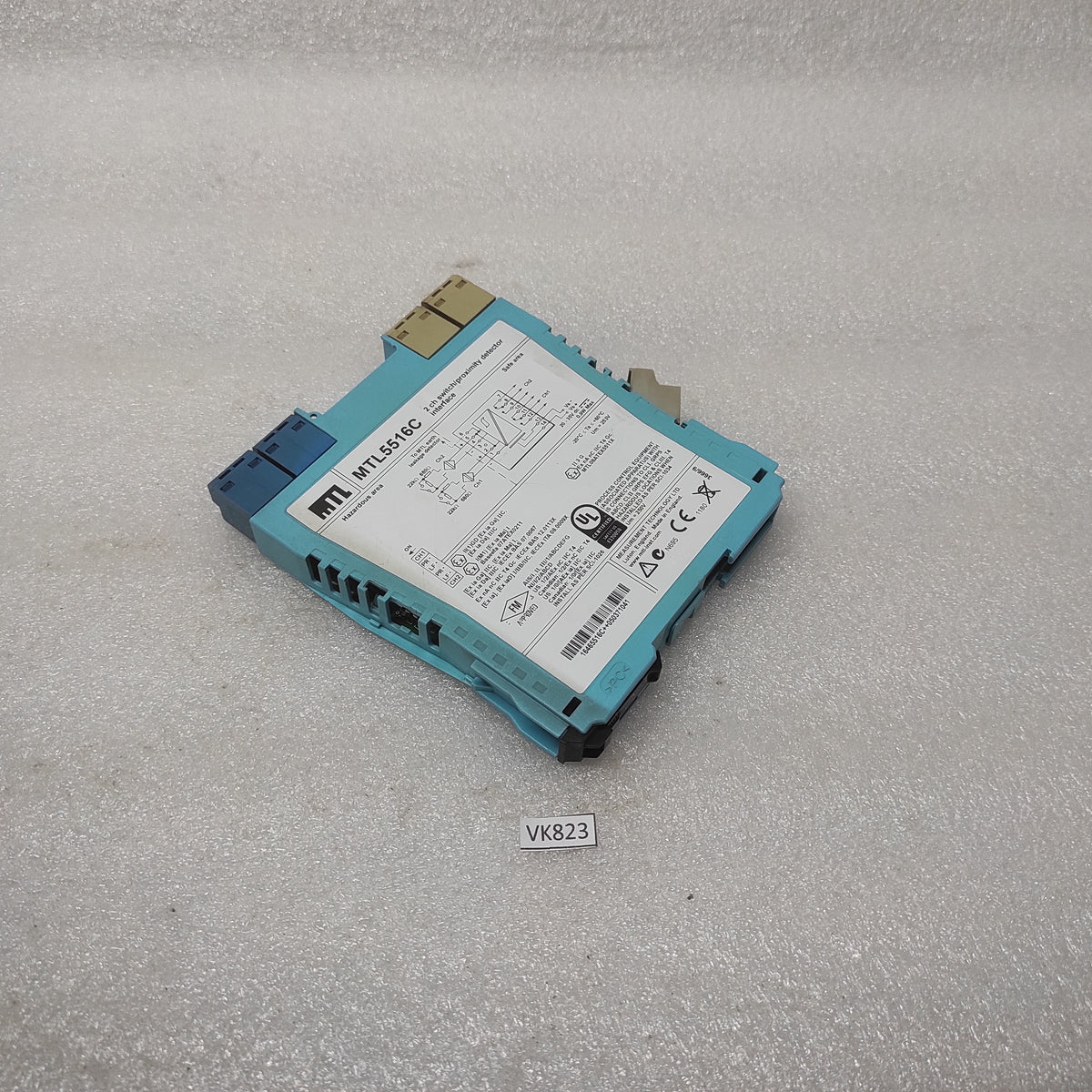 MEASUREMENT TECHNOLOGY MTL 5516C 2-CH SWITCH PROXIMITY DETECTOR INTERFACE MTL551
