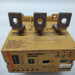 SPRECHER SCHUH CEF1-11 ELECTRONIC MOTOR PROTECTOR RELAY 180A 230V