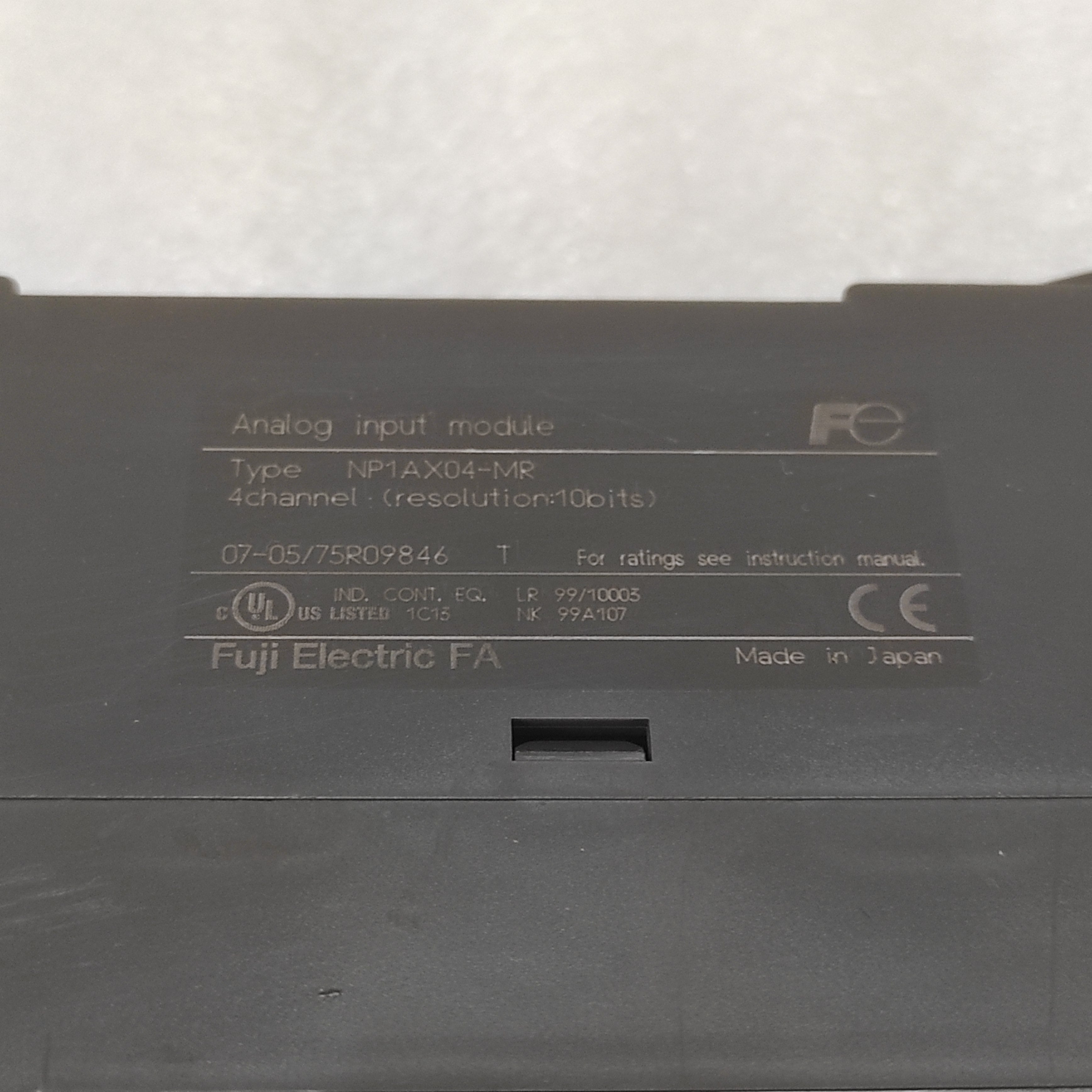 FUJI ELECTRIC NP1AX04-MR ANALOG INPUT MODULE NP1AX04MR