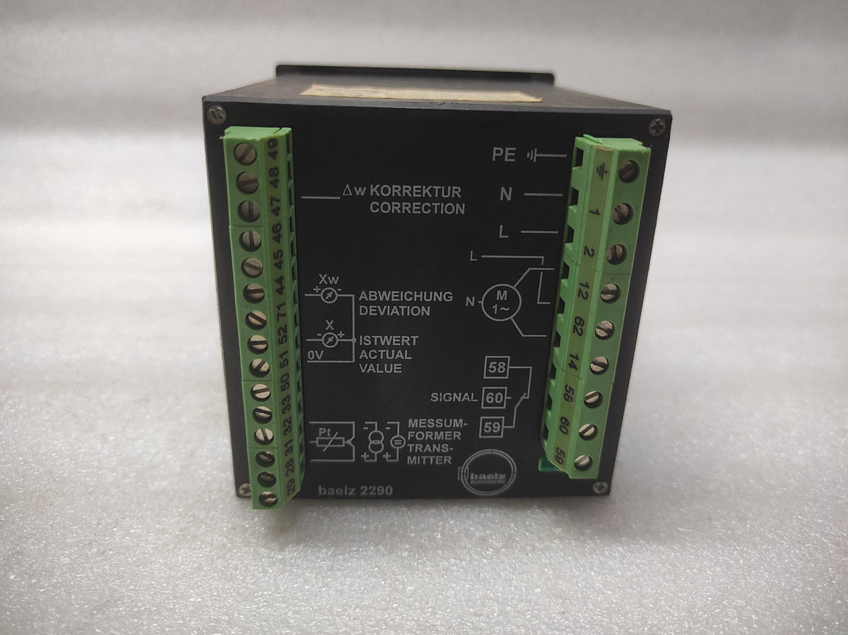BAELZ AUTOMATIC WBS 2290 TEMPERATURE CONTRLLER 2290-A-D-2.7-230-SA R20311 230V