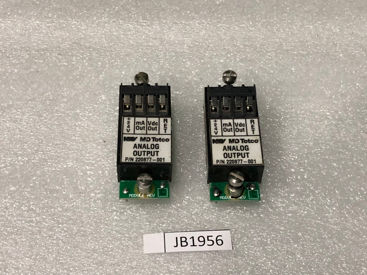 MD TOTCO 220877-001 ANALOG OUTPUT MODULE