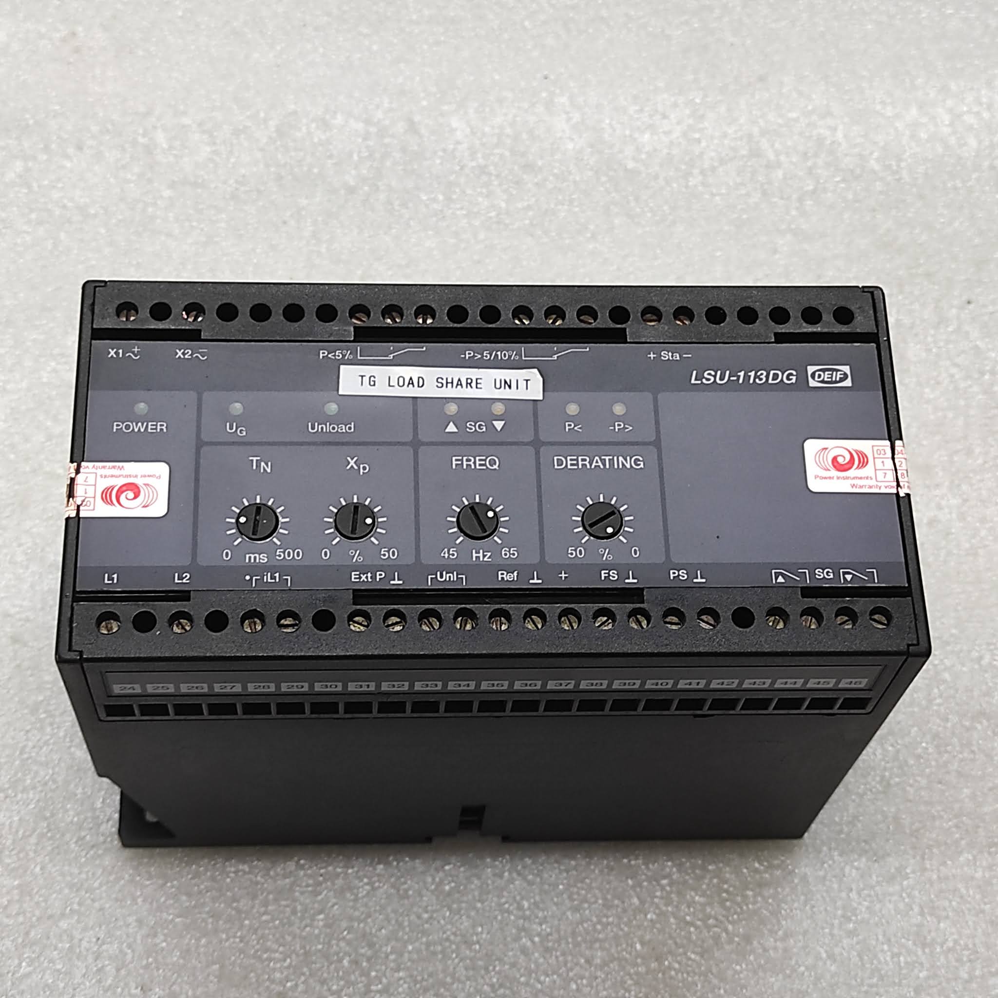 DEIF LSU-113DG LOAD SHARING UNIT 100020950.120 110V