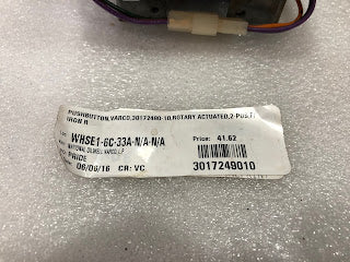 OEM CONTROLS JS6M15626 VARCO 3017249010 ROTARY ACTUATED PUSHBUTTON QAI3049 001