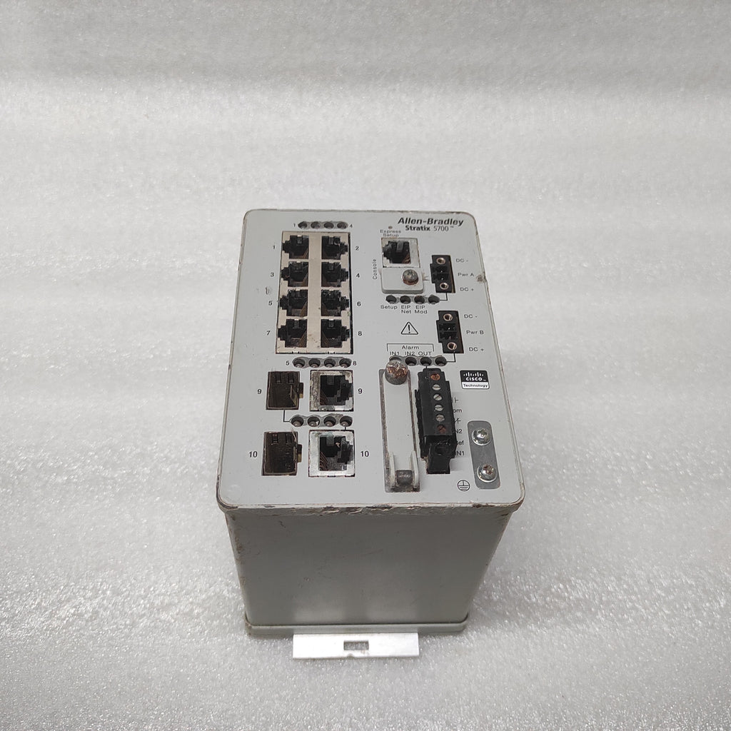 ALLEN BRADLEY STRATIX 5700 ETHERNET SWITCH 1783-BMS10CL
