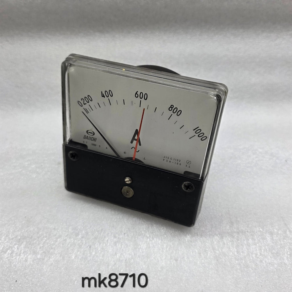 DAIICHI PSK-100 AMMETER CT 1000/5A 0-1000A