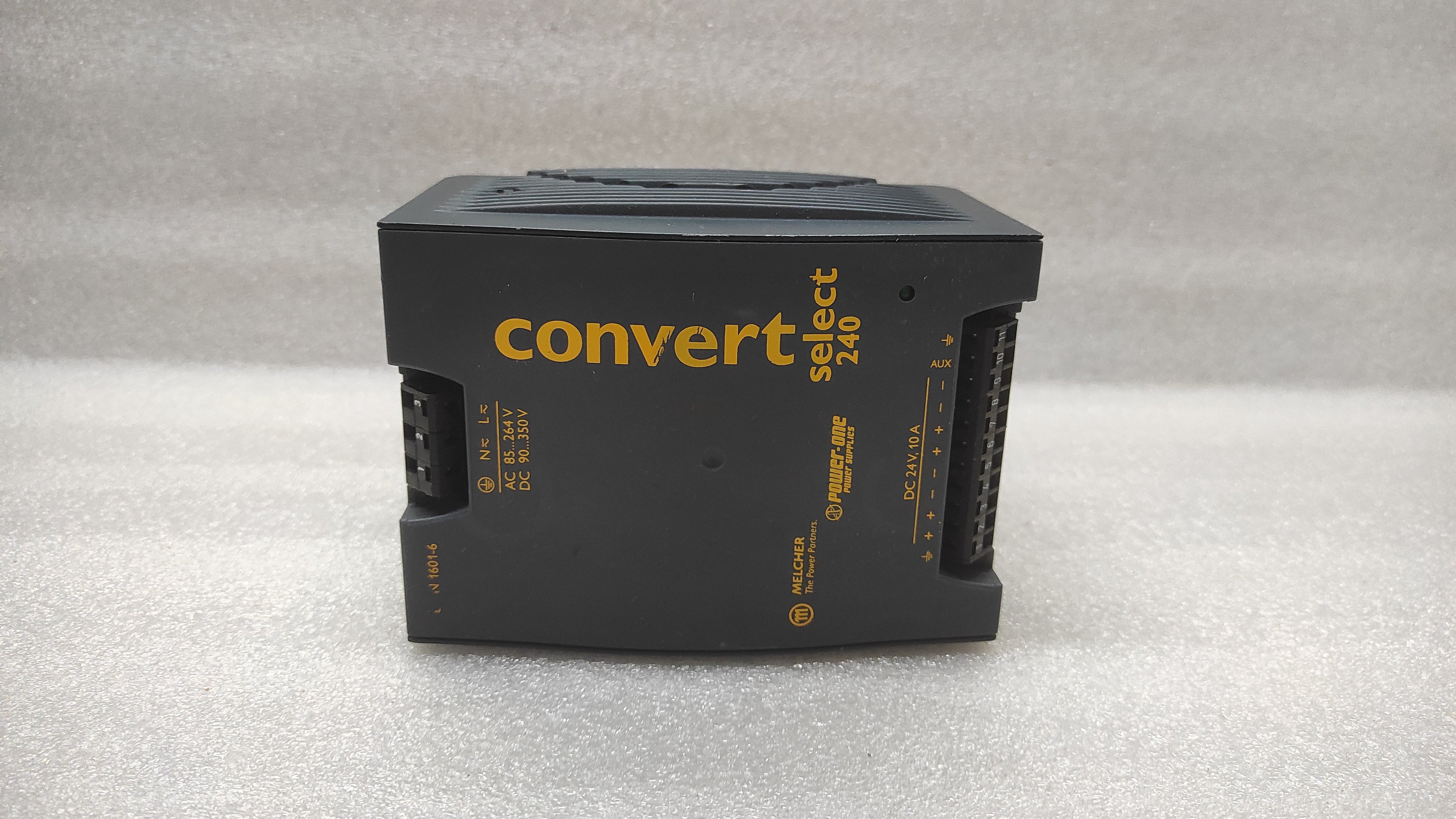 MELCHER POWER ONE CONVERT SELECT LWN 1601-6 AC-DC CONVERTER 24.7VDC 10A