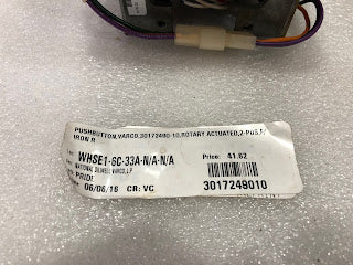 OEM CONTROLS JS6M15626 VARCO 3017249010 ROTARY ACTUATED PUSHBUTTON QAI3049 001