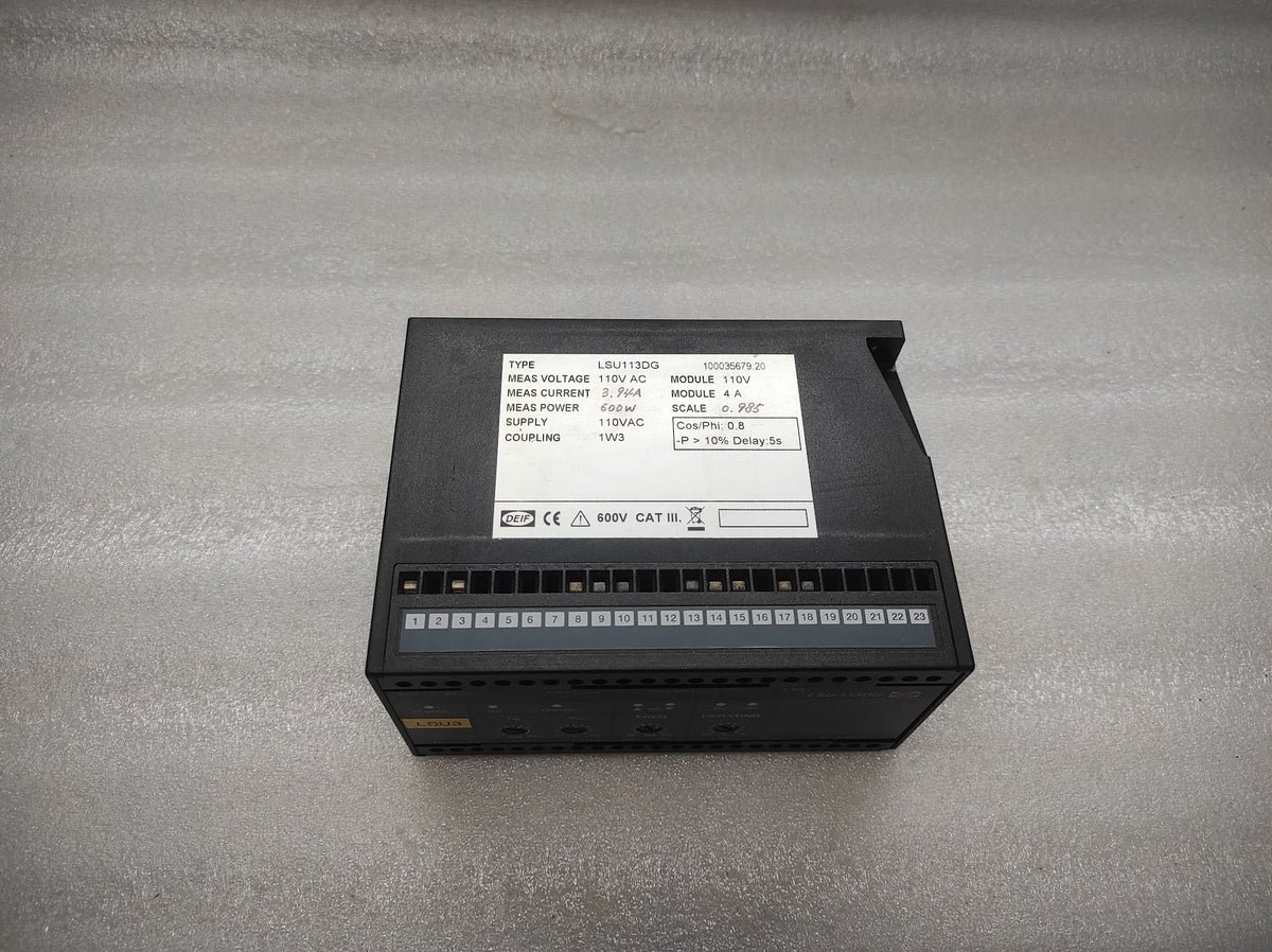 DEIF LSU-113DG LOAD SHARING UNIT 110VAC