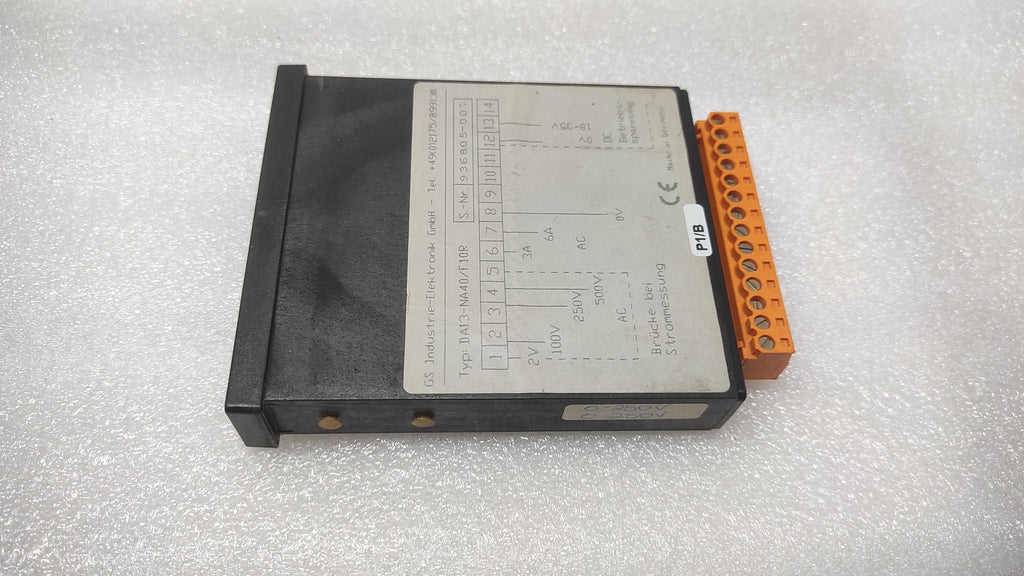 GS INDUSTRIE-ELEKTRONIK DA13-NA40/F10R LED PANEL MOUNT DISPLAY