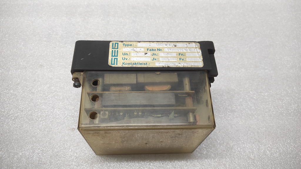 SEG STROMRELAIS IWK 2-3 CURRENT RELAY 11386-2-107 250VAC 1000VA