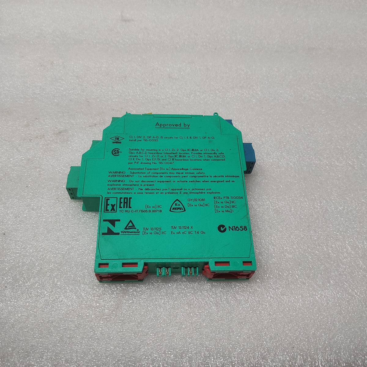 PEPPERL + FUCHS KFD2-SR2-EX2.W SWITCH AMPLIFIER 132960