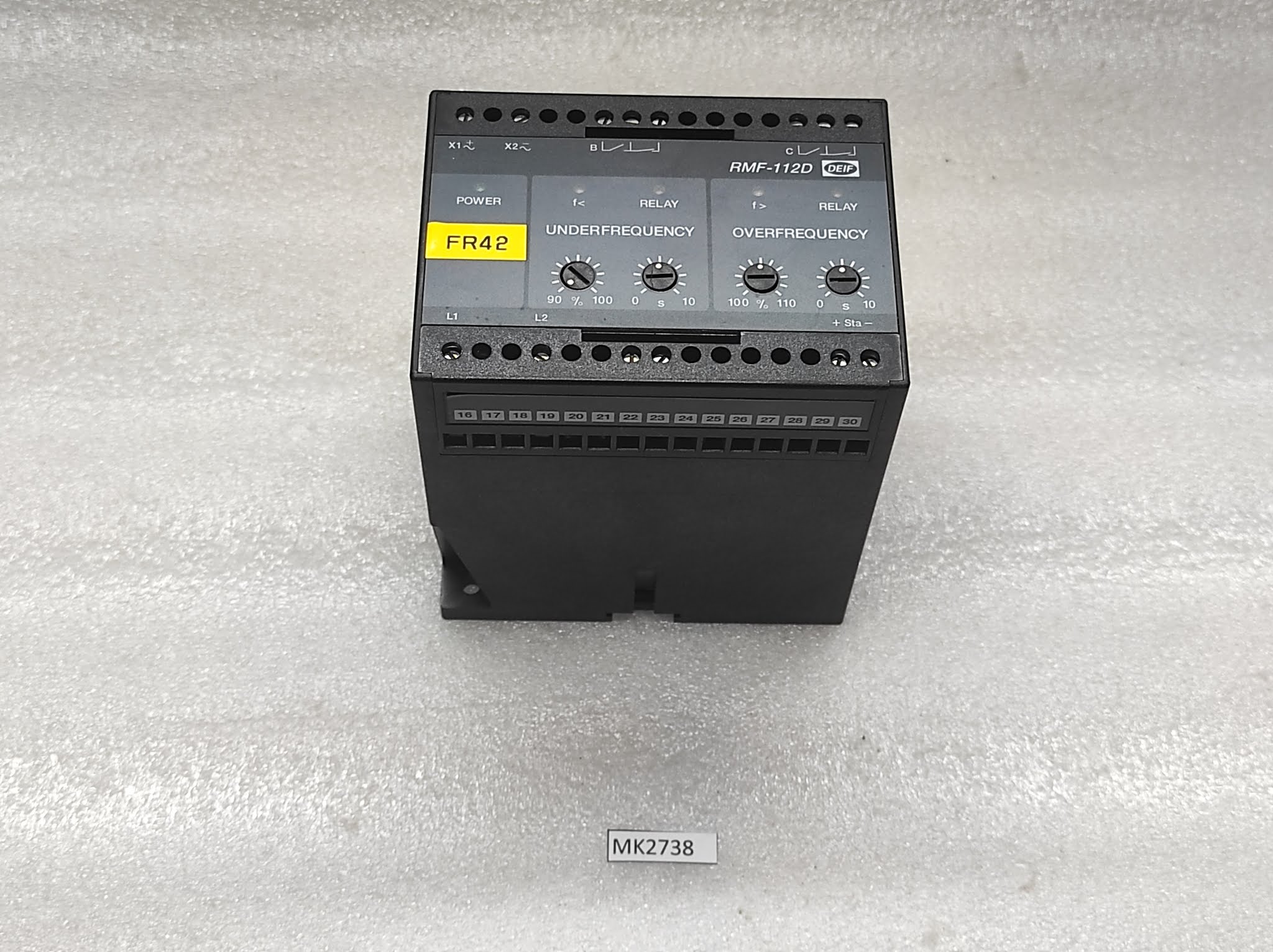 DEIF RMF-112D FREQUENCY RELAY 110VAC