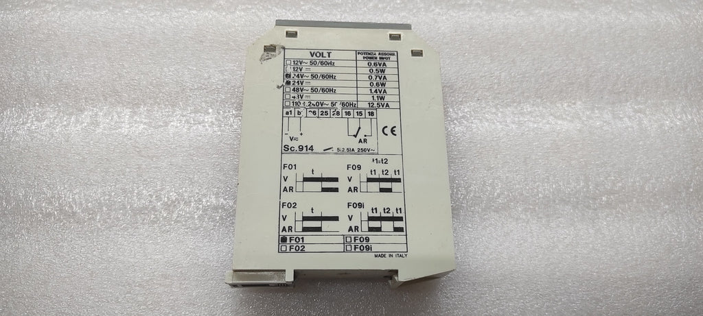 CDC TZ60 24V AC-DC 0.05-3 10MINUTE TIMER RELAY