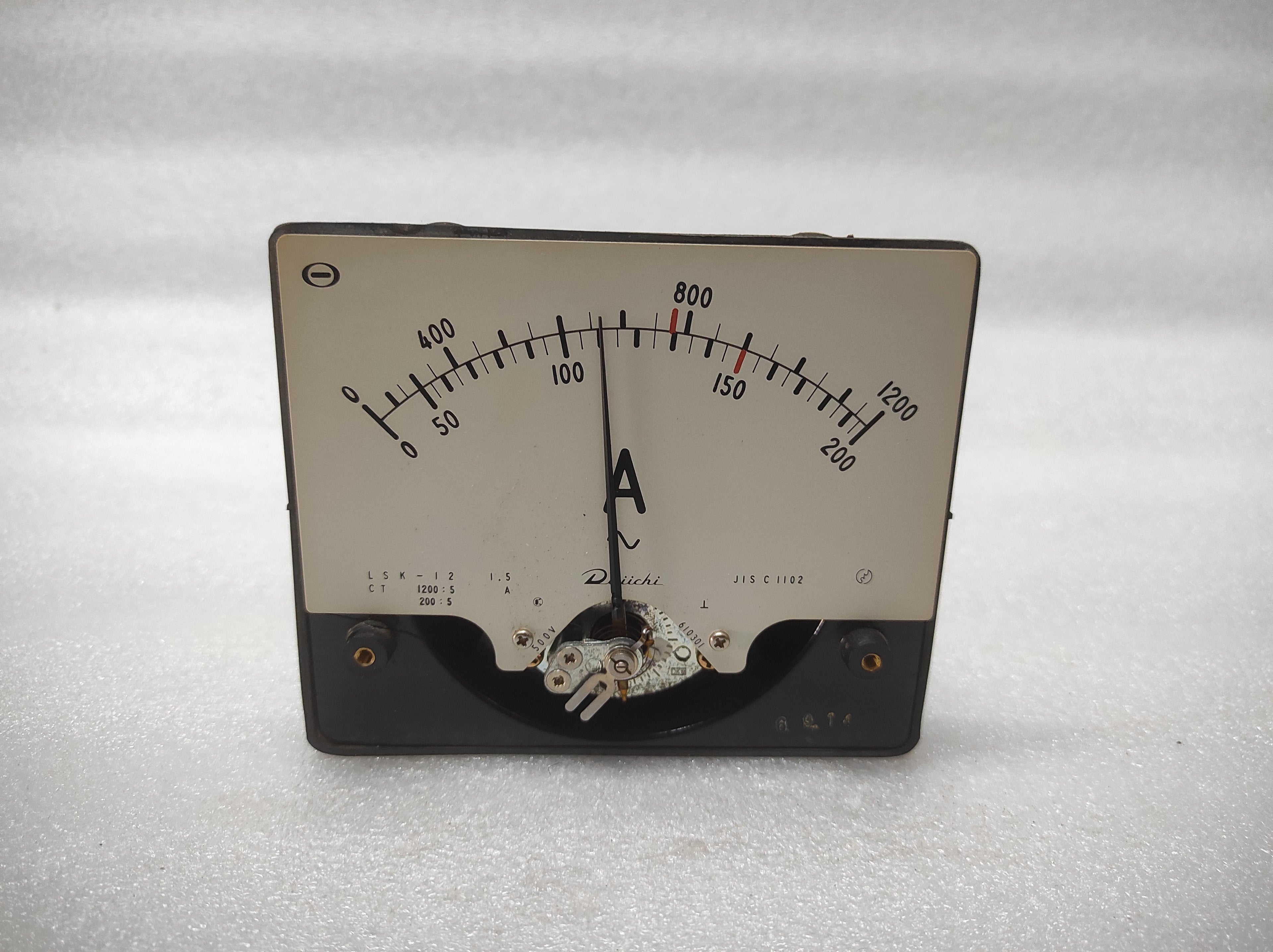 DAIICHI LSK-12 CT 1200/5A DOUBLE AMMETER 200/5A