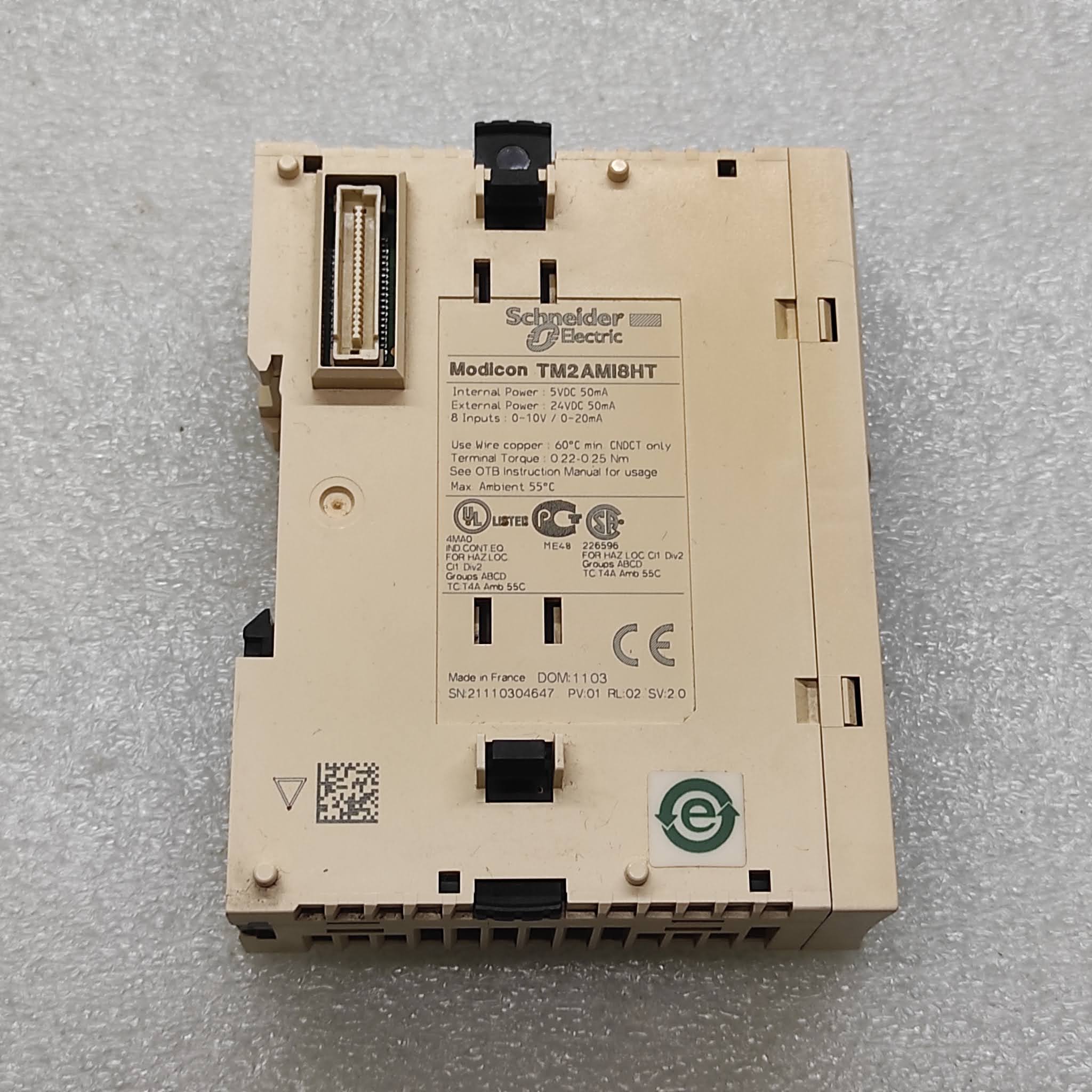 TM2AMI8HT ANALOG INPUT MODULE