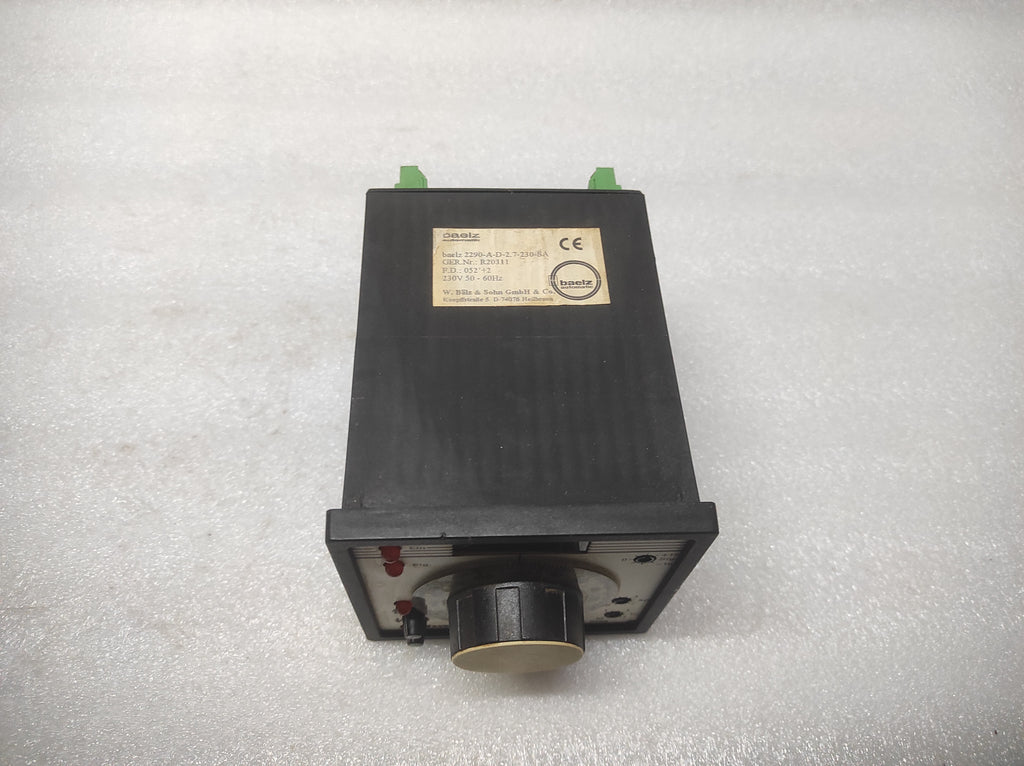 BAELZ AUTOMATIC WBS 2290 TEMPERATURE CONTRLLER 2290-A-D-2.7-230-SA R20311 230V