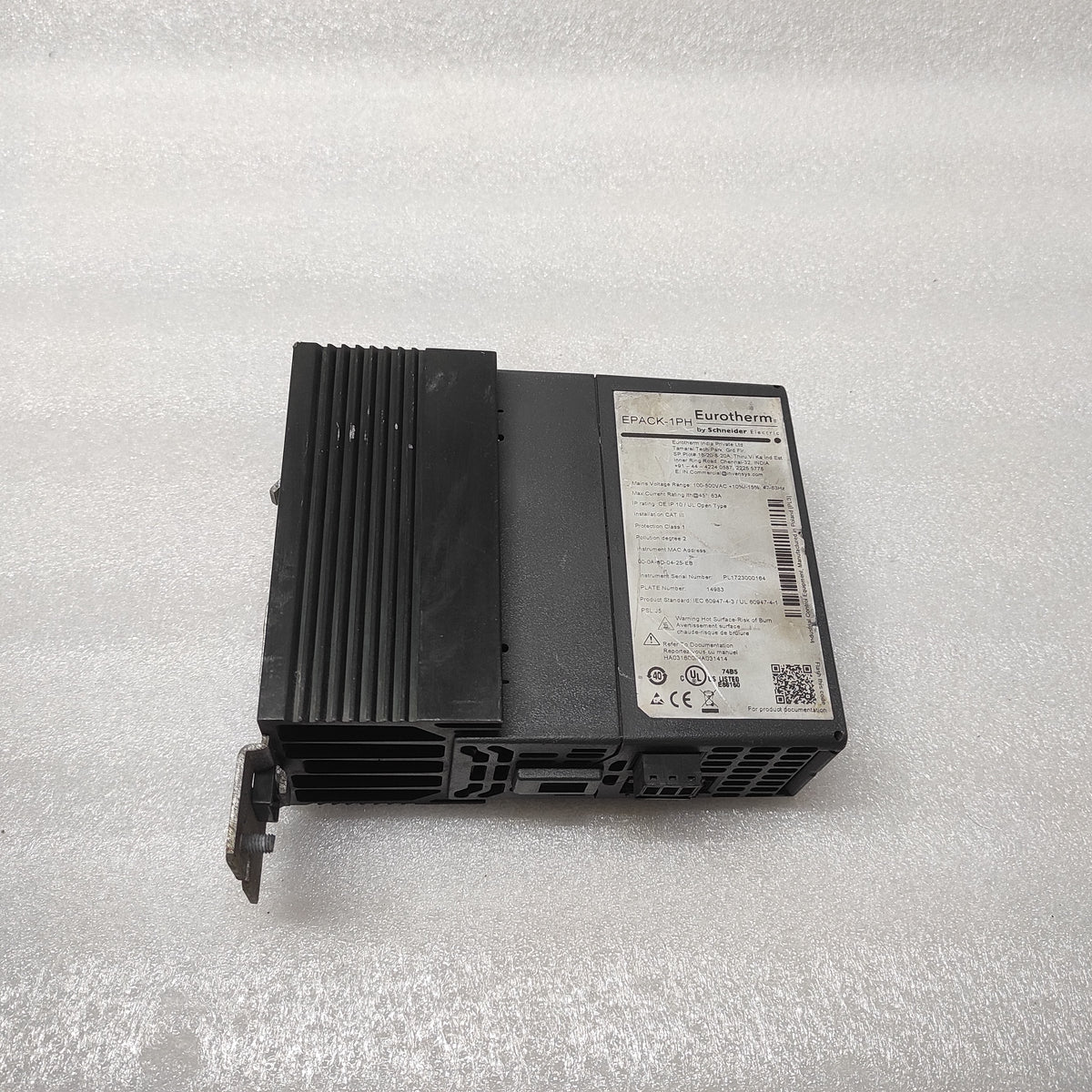 EUROTHERM EPACK-1PH CONTROLLER EPACK-1PH/63A/500V/XXX/V2CL/XXX/XXX/TCP/XXX/XXXXX