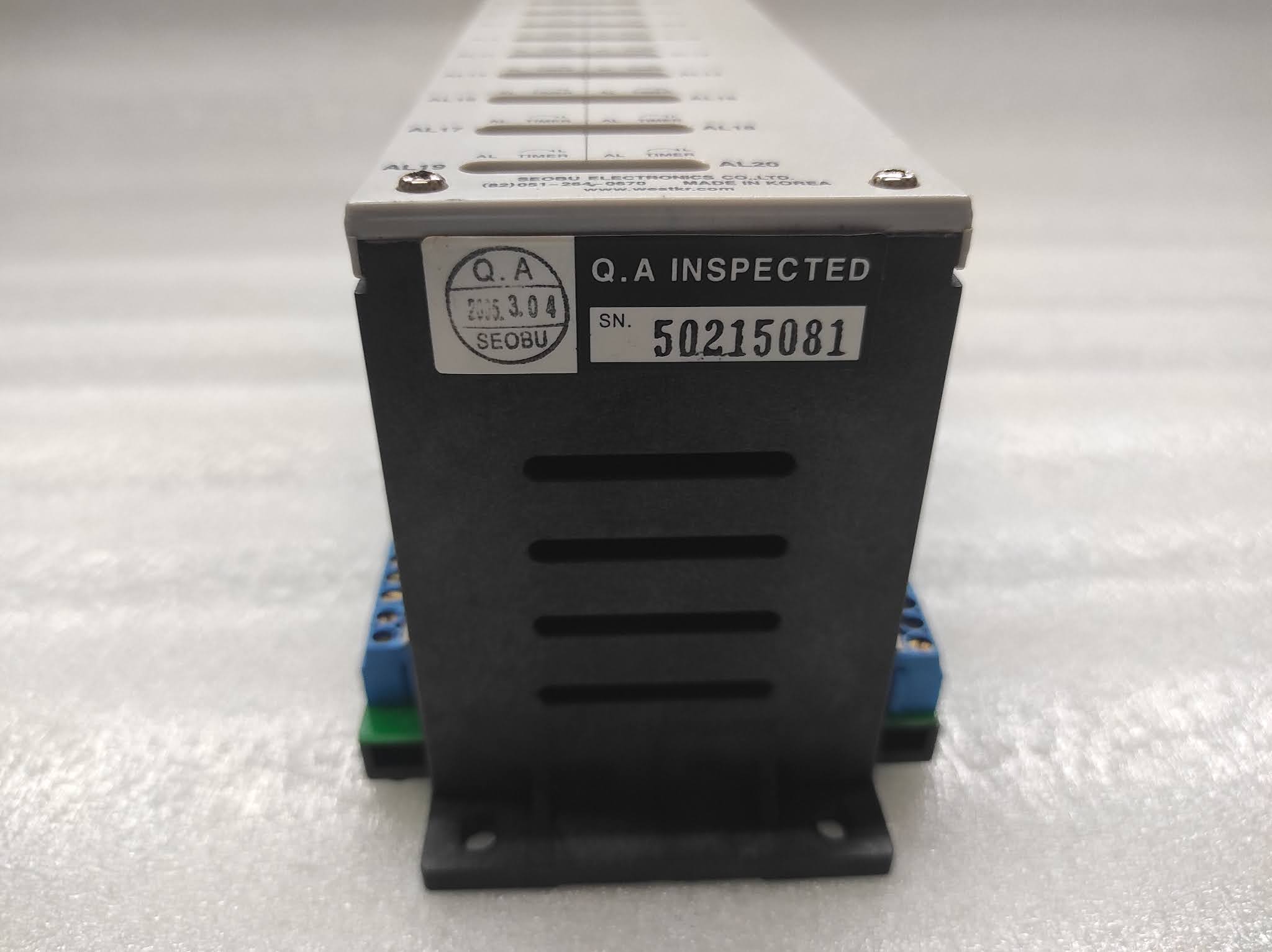 WESTRONICS SA-20PSM GROUP ANNUNCIATOR 24VDC 0-30SEC
