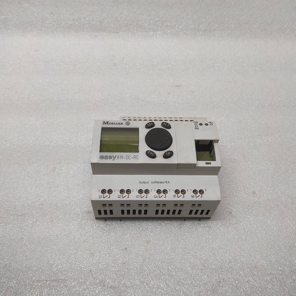 MOELLER EASY 819-DC-RC PROGRAMMABLE RELAY 24VDC
