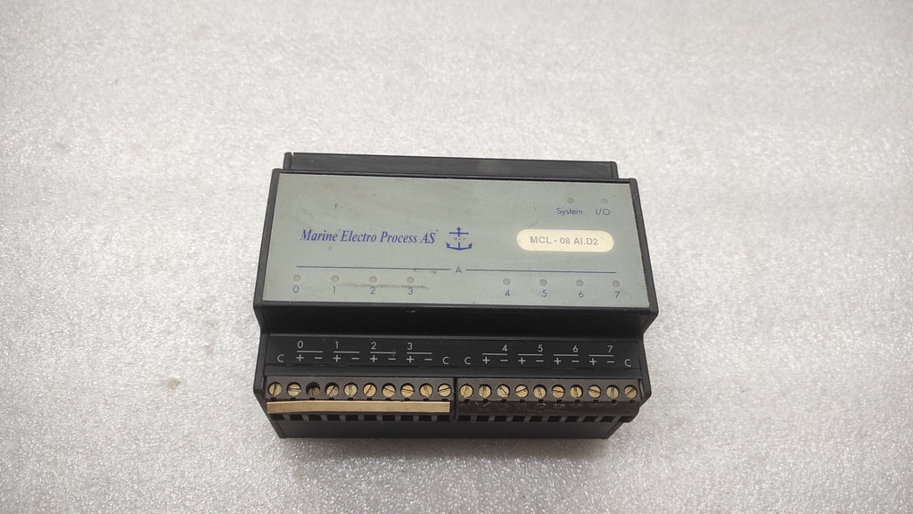 MARINE ELECTRO PROCESS MCL-08AI.D2 8-CH I/O MODULE
