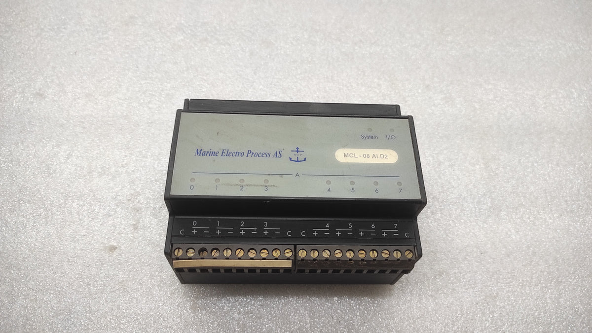 MARINE ELECTRO PROCESS MCL-08AI.D2 8-CH I/O MODULE