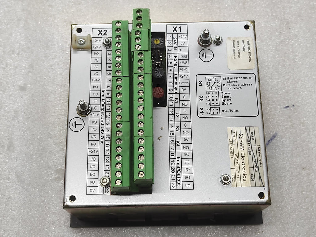 SAM ELECTRONICS BTG-402 ENGINE CONTROL AND ALARM SYSTEM 271.153 664