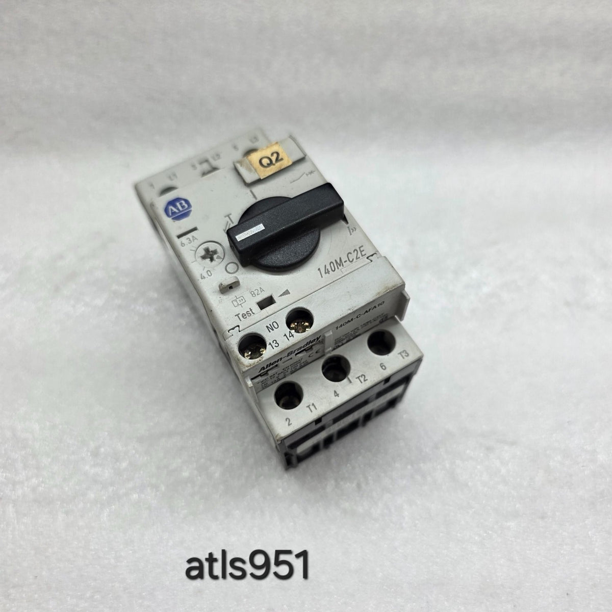 ALLEN BRADLEY CAT 140M-C2E-B63 SER B MOTOR CIRCUIT PROTECTOR 4.0-6.3 A