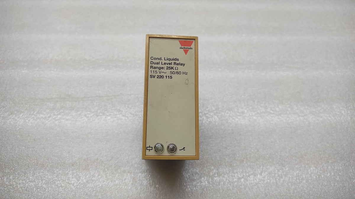 ELECTROMATIC SV 220 115 COND LIQUID DUAL LEVEL RELAY 115VAC SV220115