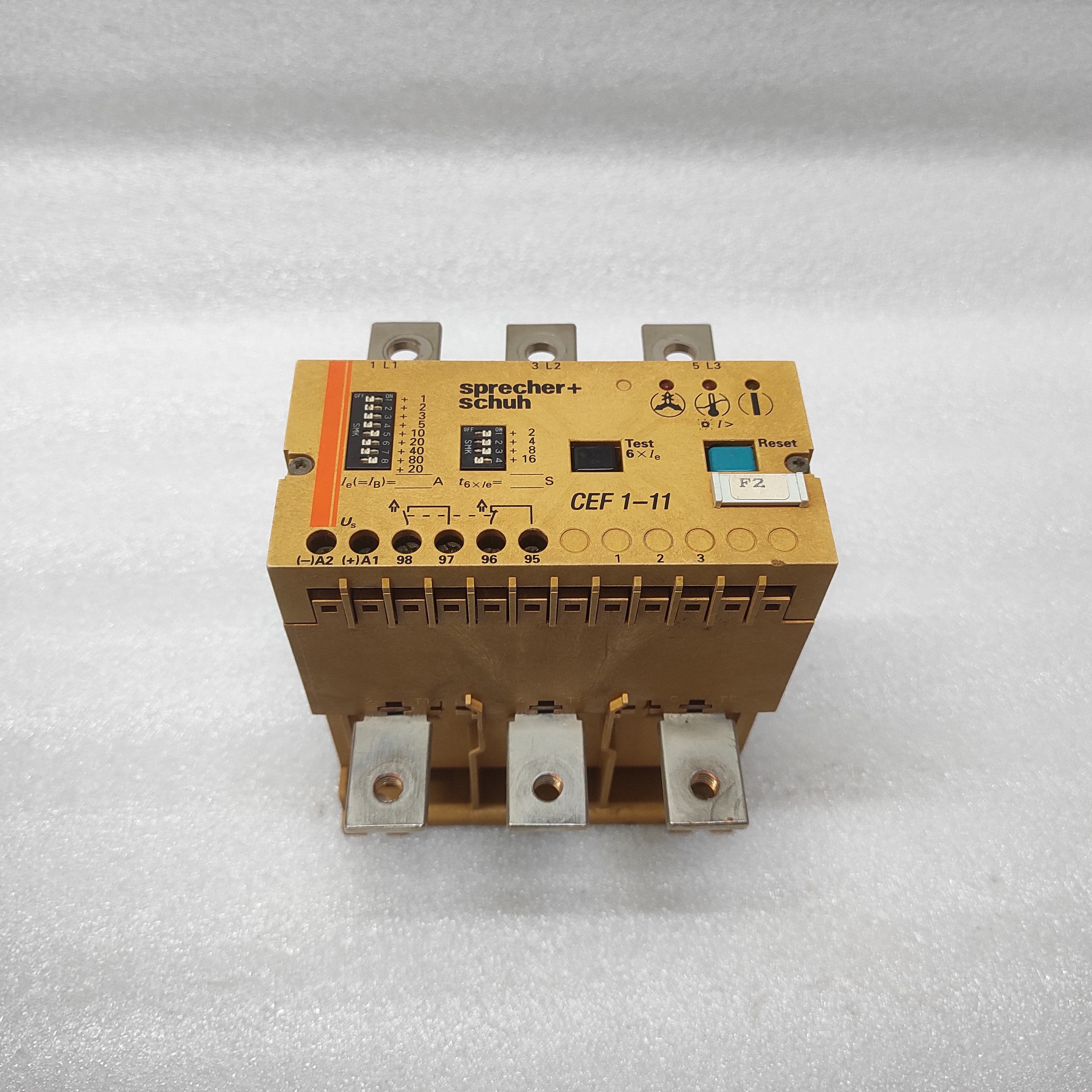 SPRECHER SCHUH CEF1-11 ELECTRONIC MOTOR PROTECTOR RELAY 180A 230V