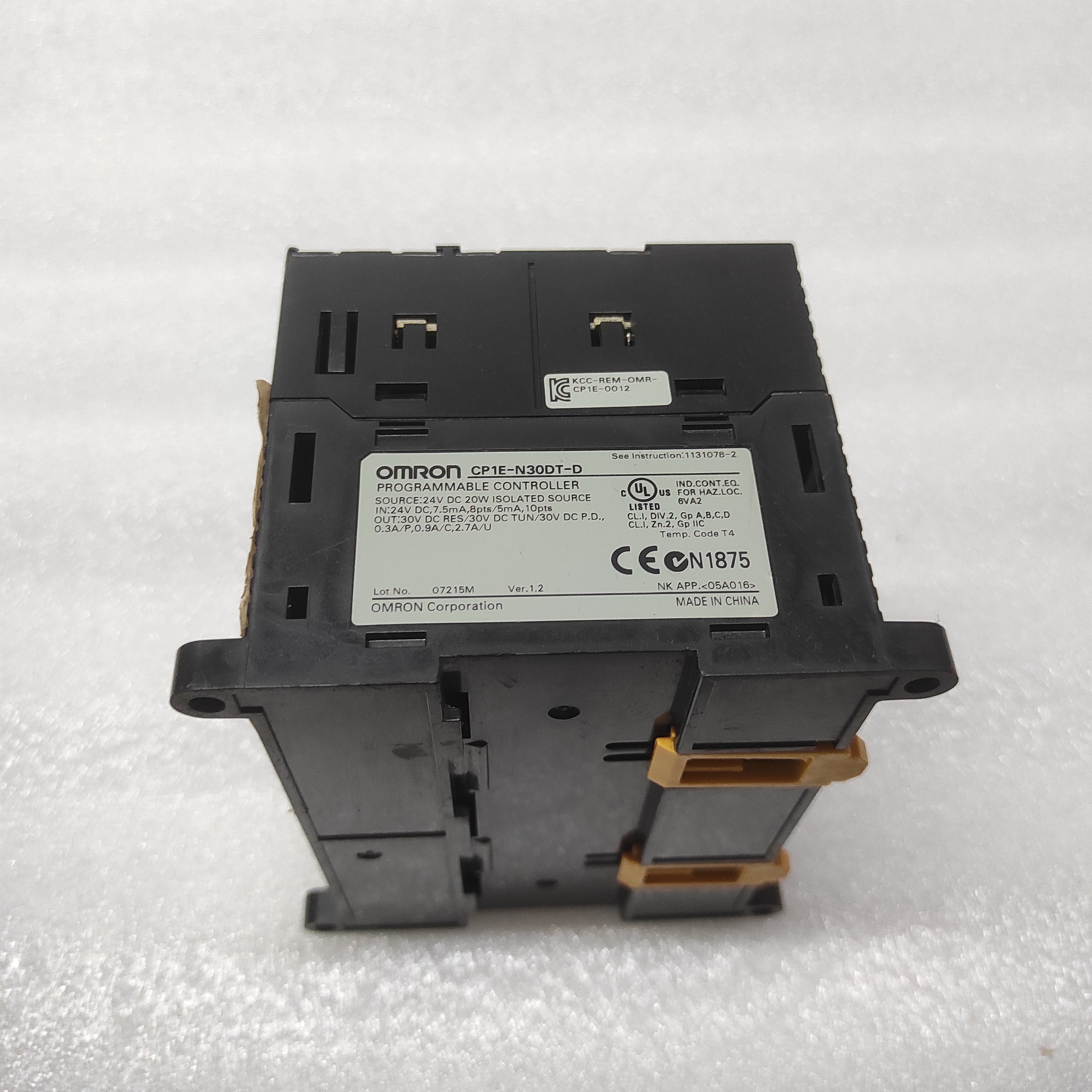 OMRON CP1E-N30DT-D PROGRAMMABLE CONTROLLER 24VDC
