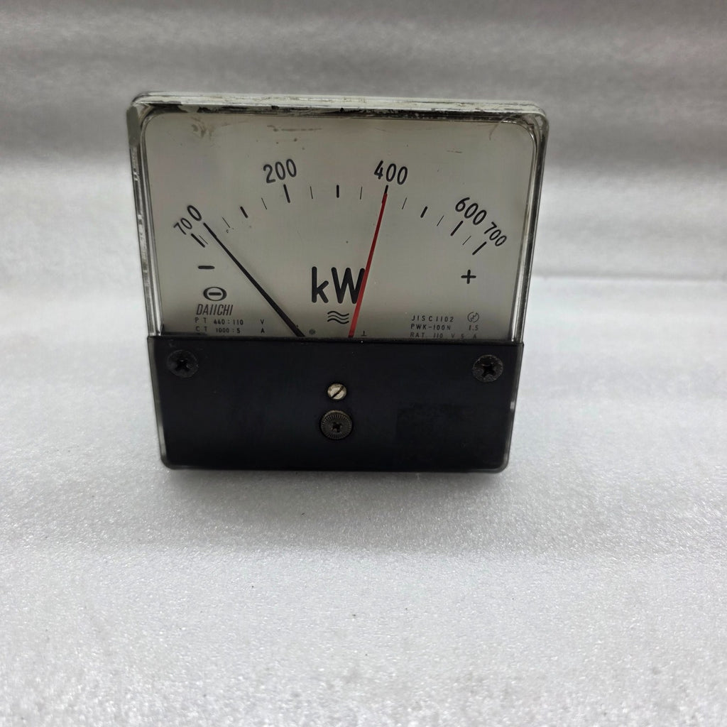 DAIICHI PWK-100N KILOWATT METER PT 440/110V CT 1000/5A