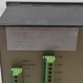 BENDER AG 800 COUPLING DEVICES