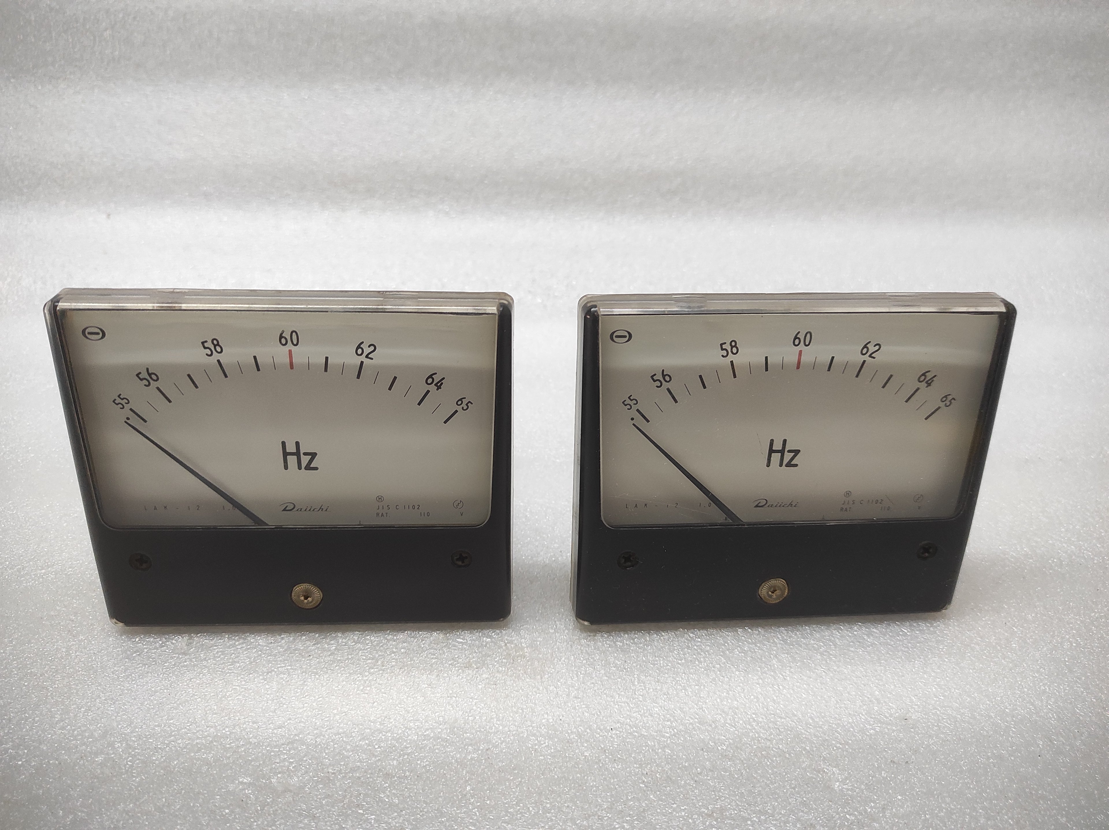 DAIICHI LAK-12 FREQUENCY METER 55-65 Hz