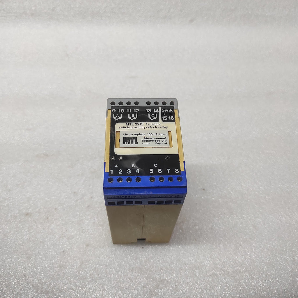 MEASUREMENT TECHNOLOGY MTL2213 3-CH SWITCH PROXIMITY DETECTOR RELAY