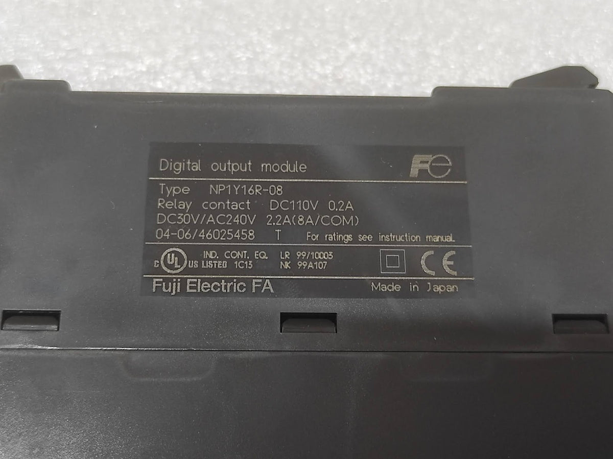 FUJI NP1Y16R-08 DIGITAL OUTPUT MODULE NWB WITHOUT CONNECTOR