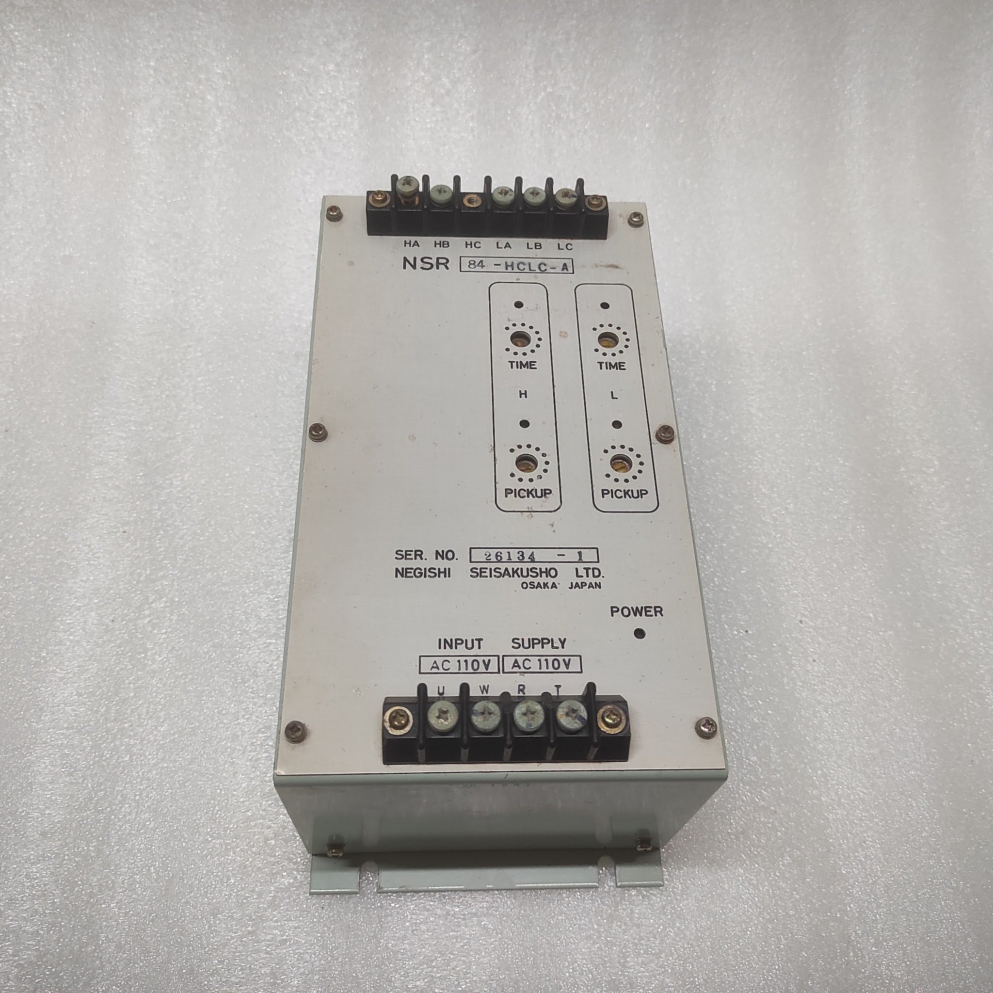 NEGISHI SEISAKUSHO NCR 84-HCLC-A 110VAC