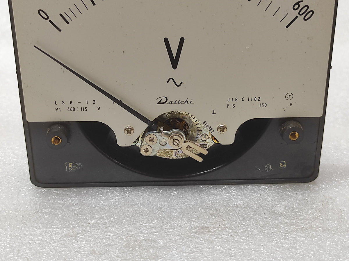 DAIICHI LSK-12 VOLTMETER PT 460/115V