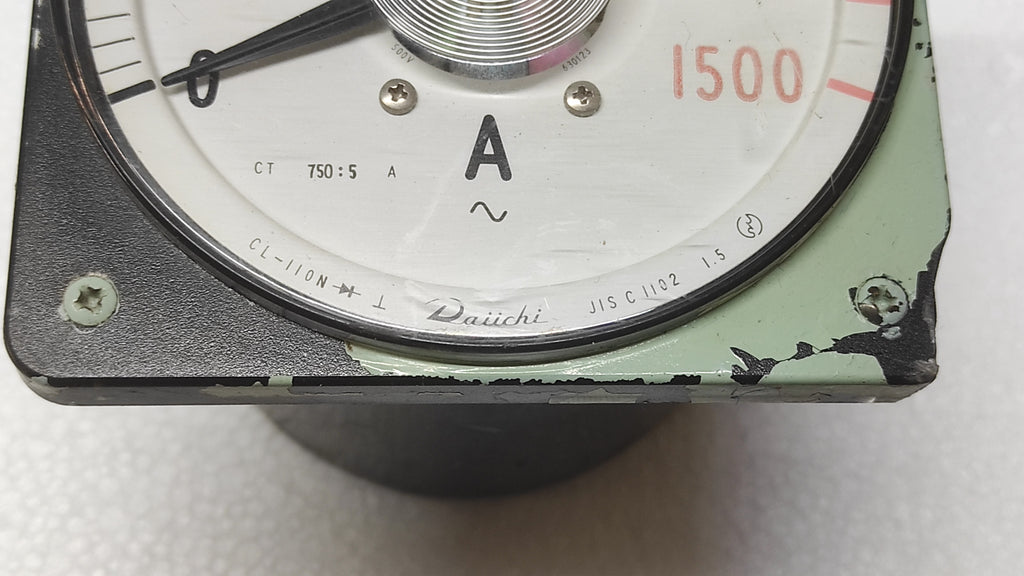 DAIICHI CL-110N AMMTER JIS C 1102 750/5A