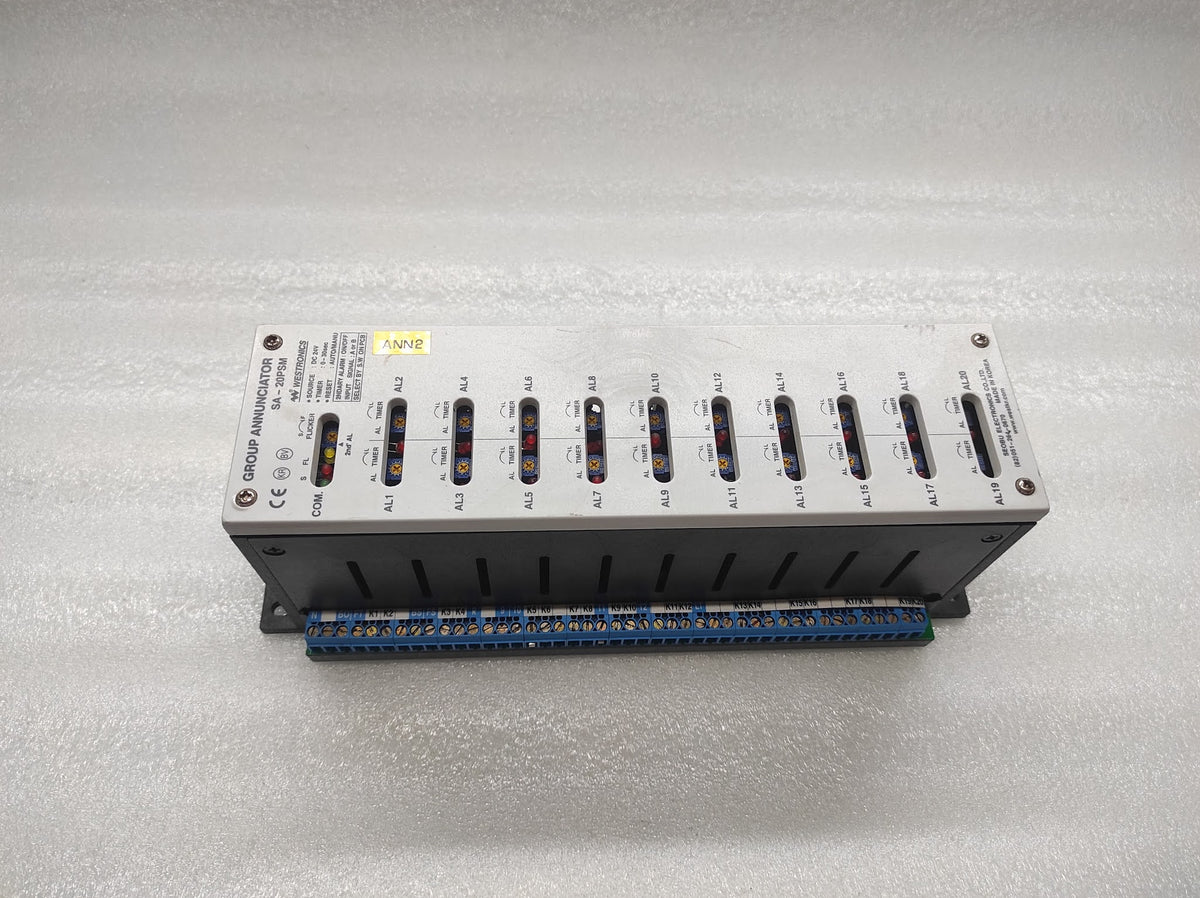 WESTRONICS SA-20PSM GROUP ANNUNCIATOR 24VDC 0-30SEC