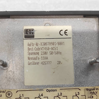 ENDRESS HAUSER XT450 CONTACTER K30878901/0001 230V