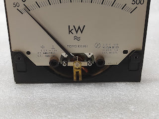 TOYO KEIKI ECF-12N KILOWATT METER PT 460/115V CT 800/5A