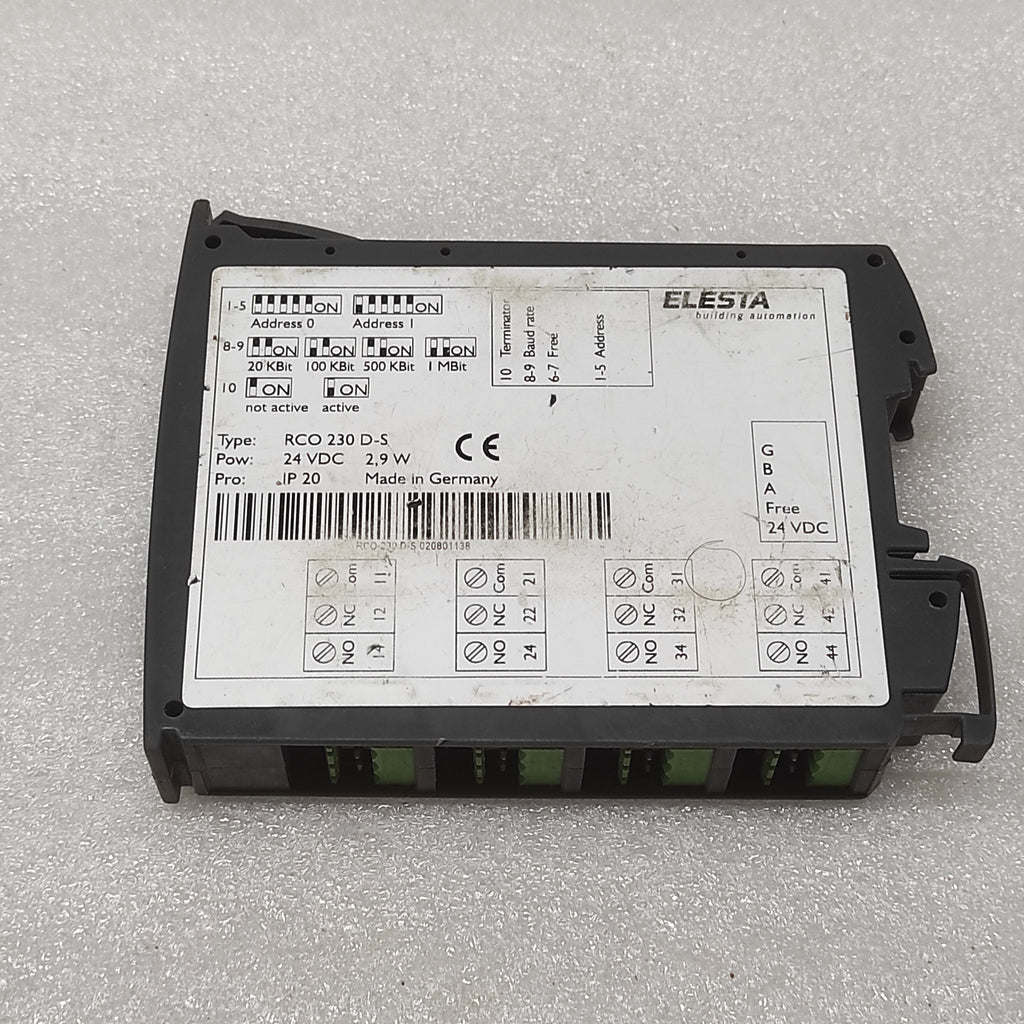 ELESTA RCO 230 D-S RELAY 24VDC