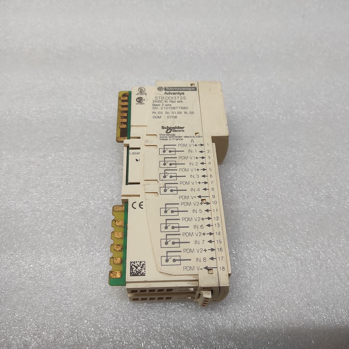 SE STB DDI3725 DIGITAL INPUT MODULE DDI3725 24VDC