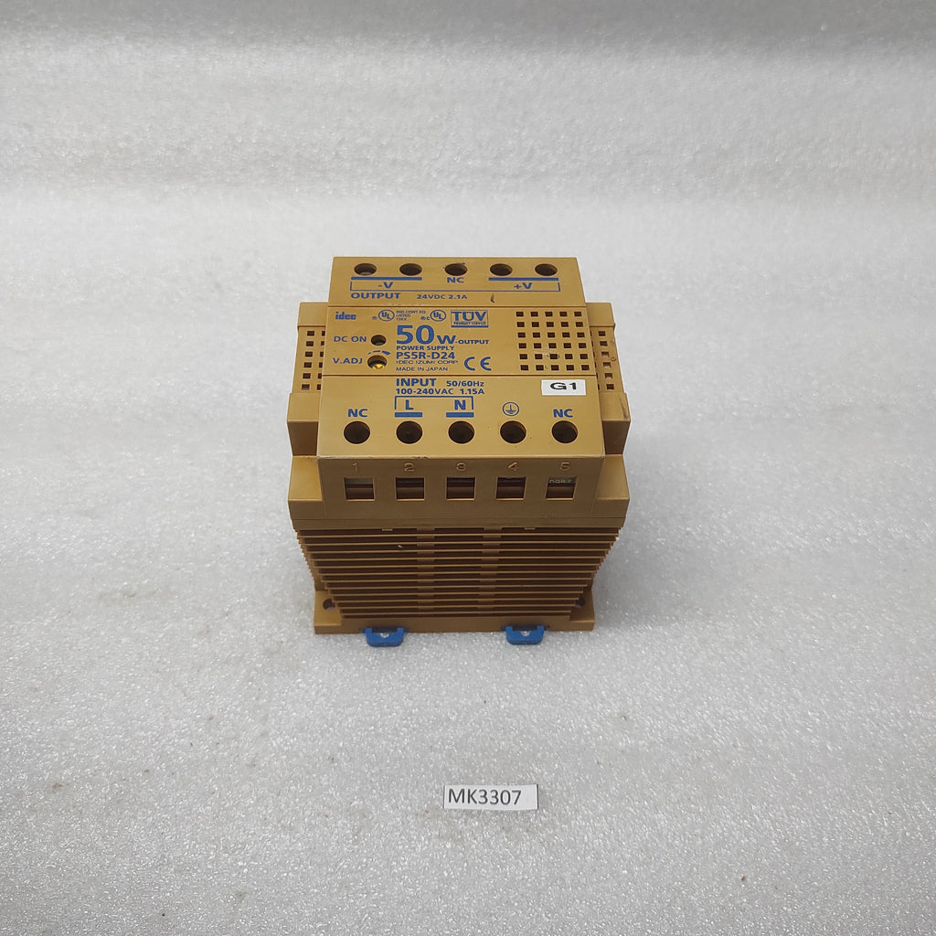 IDEC PS5R-D24 POWER SUPPLY 24VDC 2.1A