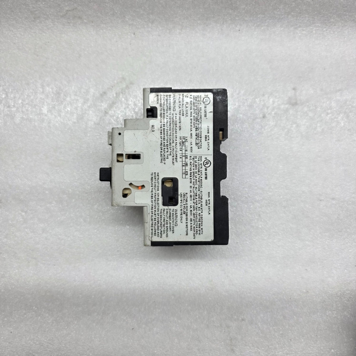 ALLEN BRADLEY CAT 140M-C2T-C10 SER C MOTOR CIRCUIT PROTECTOR 6.3-10 A