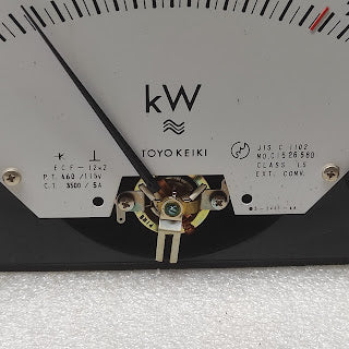 TOYO KEIKI ECF-12NZ KILOWATT METER PT 460/115V CT 3500/5A