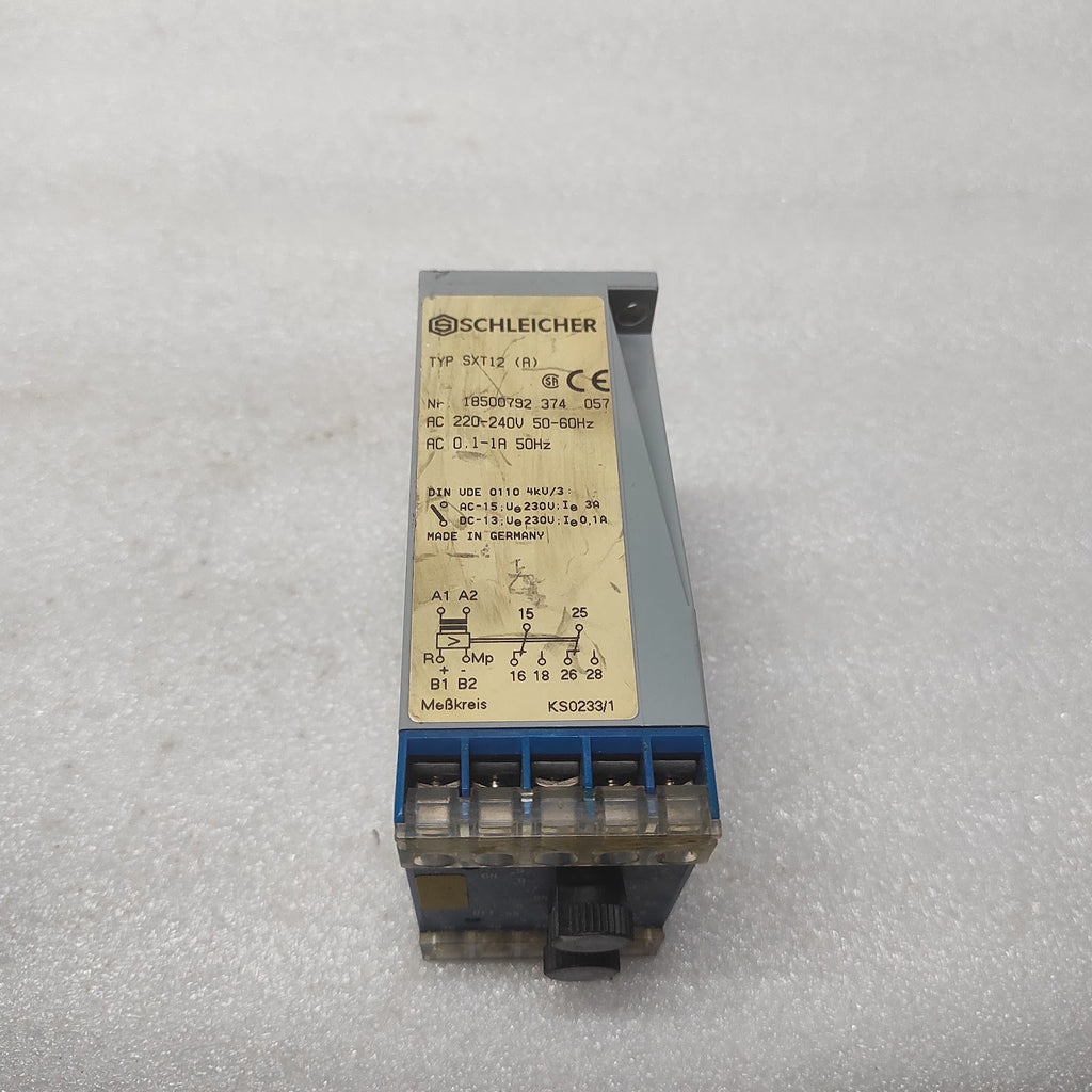 SCHLEICHER SXT12 VOLTAGE RELAY 220V-240V