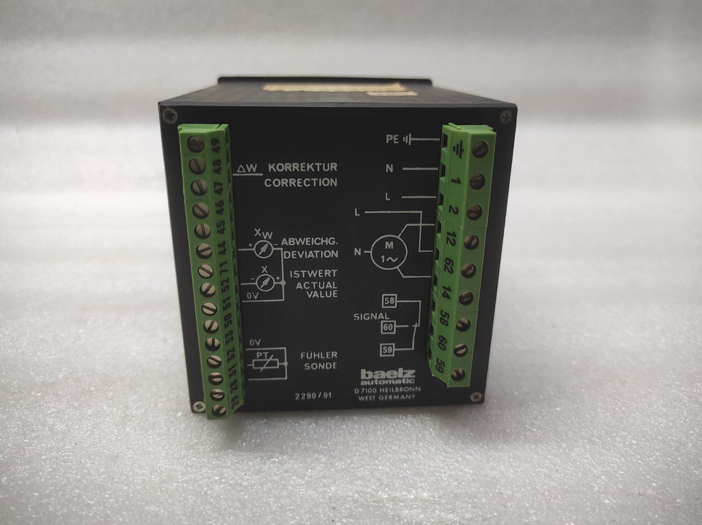BAELZ AUTOMATIC WBS 2290 TEMPERATURE CONTROLLER 2290-A-D-2.7 230V